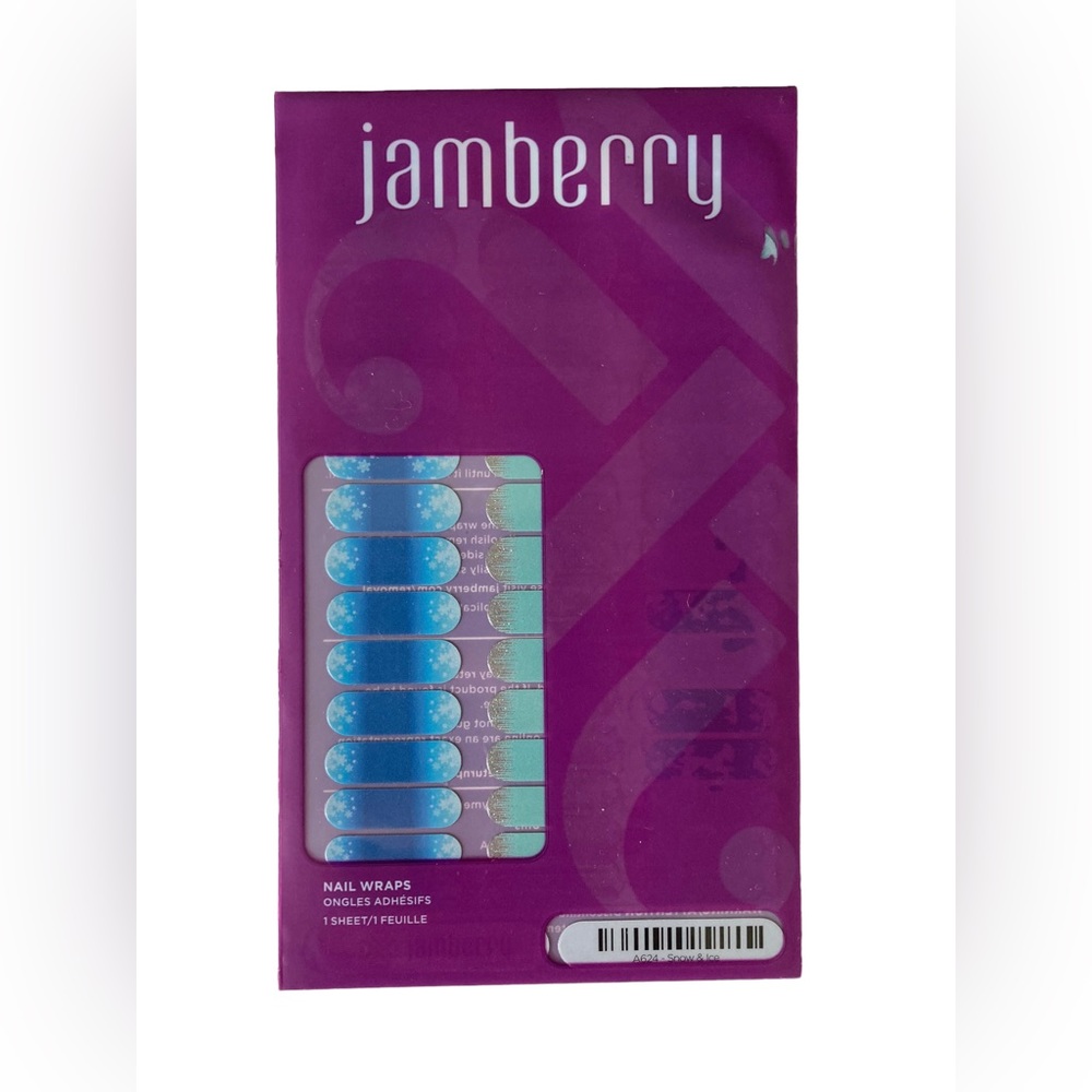 Jamberry Nail Wraps KIDS (Snow & Ice A264)